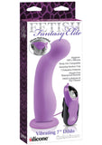 FF ELITE VIBRATING 7" DILDO PURPLE