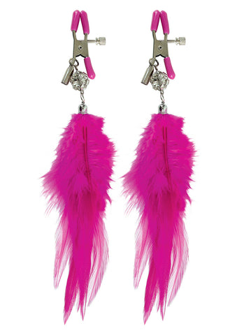 FF FANCY FEATHER NIPPLE CLAMPS