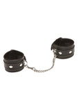 X-PLAY LOVE CHAIN WRIST CUFFS BLACK