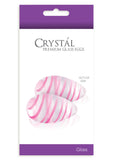 CRYSTAL GLASS EGGS CLEAR