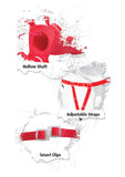 FF EXTREME VIBR HOLLOW STRAP ON
