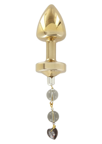 JEWELL BUTTPLUG GOLD PLATED T1