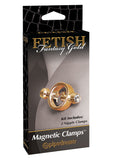 FF GOLD MAGNETIC NIPPLE CLAMPS