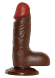 DILDO REAL RAPTURE BROWN 6 INCH