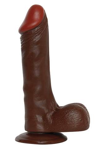 DILDO REAL RAPTURE BROWN 8.5 INCH