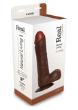 DILDO REAL RAPTURE BROWN 9 INCH