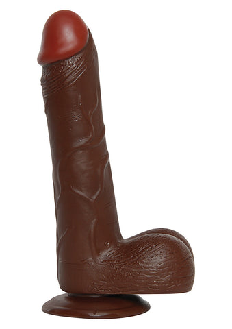 DILDO REAL RAPTURE BROWN 9 INCH