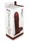 DILDO REAL RAPTURE BROWN 11 INCH