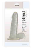 DILDO REAL RAPTURE CLEAR 6.5 INCH