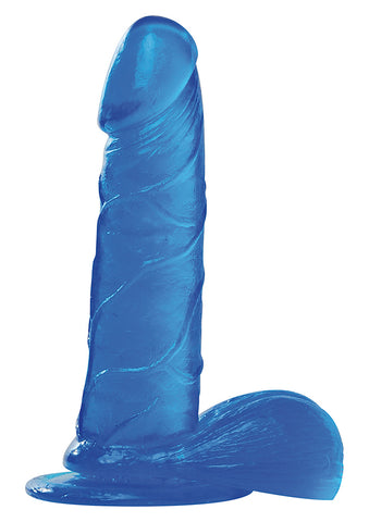 DILDO REAL RAPTURE BLUE 6.5 INCH