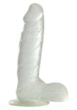 DILDO REAL RAPTURE CLEAR 7.5 INCH