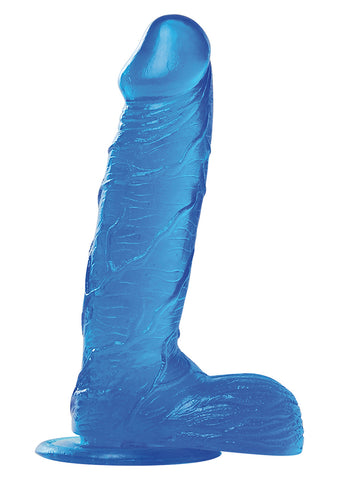DILDO REAL RAPTURE BLUE 7.5 INCH