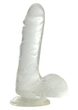 DILDO REAL RAPTURE CLEAR 8 INCH