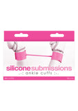ANKLE CUFFS PINK SILICONE