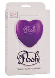 POSH WARM HEART MASSAGER PURPLE