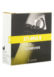 STIMUL8 CONDOMS 3 PACK
