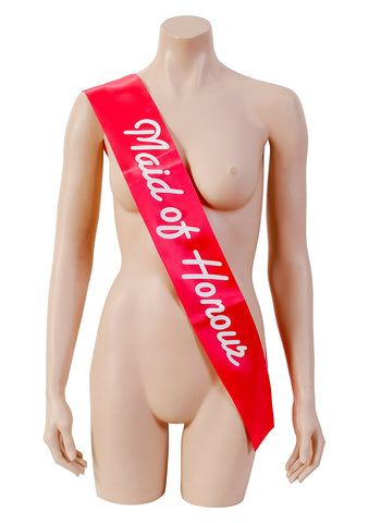 MAID OF HONOUR PARTY SASH