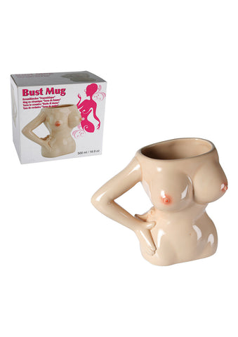 CERAMIC MUG, FEMALE TORSO